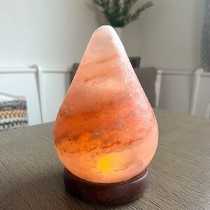 Battery Powered Tear Drop Himalayan Salt Lamp